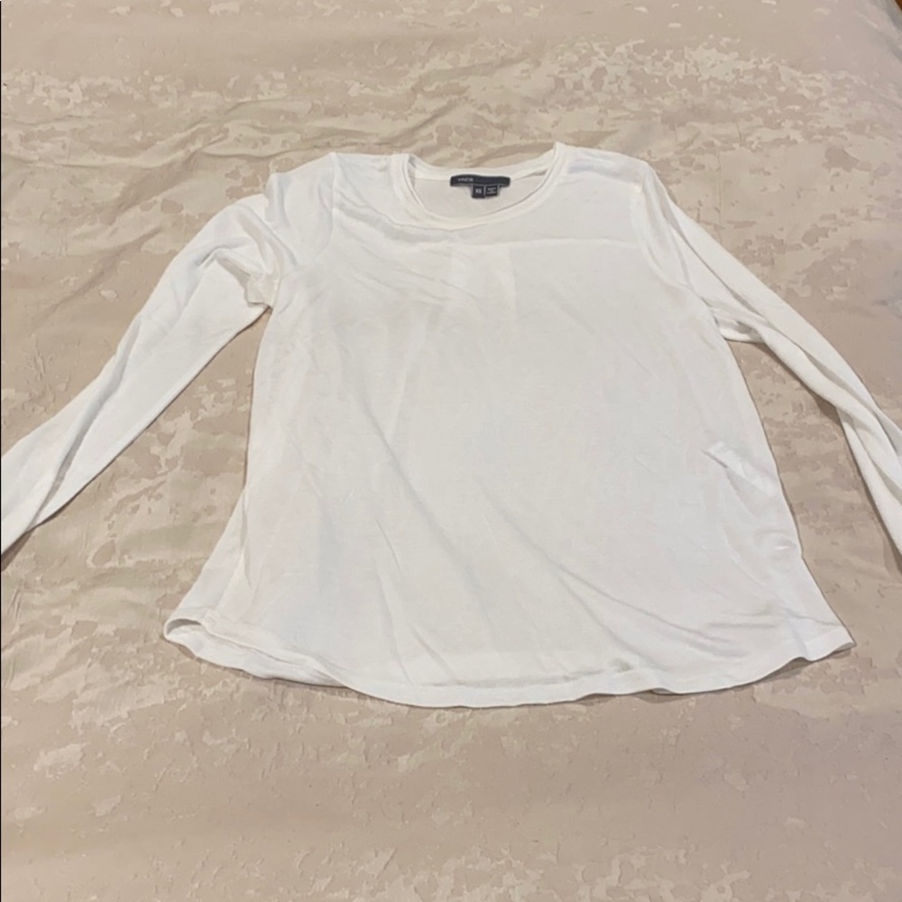 Vince White long sleeve tee